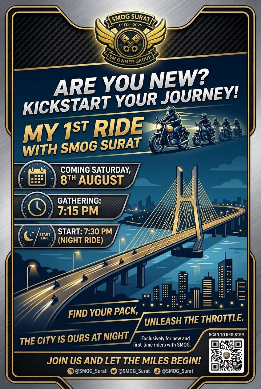  SMOG SURAT | MY 1ST RIDE 